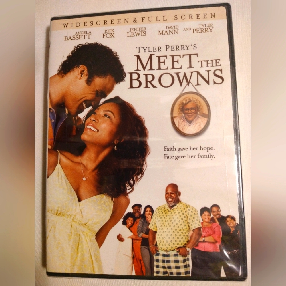LIONSGATE 'TYLER PERRY'S MEET THE BROWNS' WIDESCREEN DVD  SEALED (NWT)